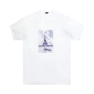 Pre-owned Kith Floral Navy Eiffel Tee 'white' | Men's Size Xxl