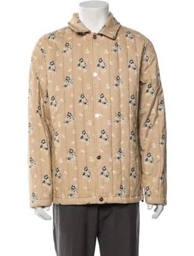 Pre-owned Kith Floral Print Jacket In Neutrals