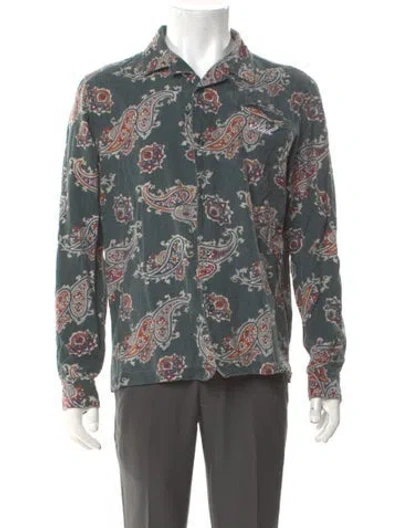 Pre-owned Kith Floral Print Long Sleeve Shirt In Multi