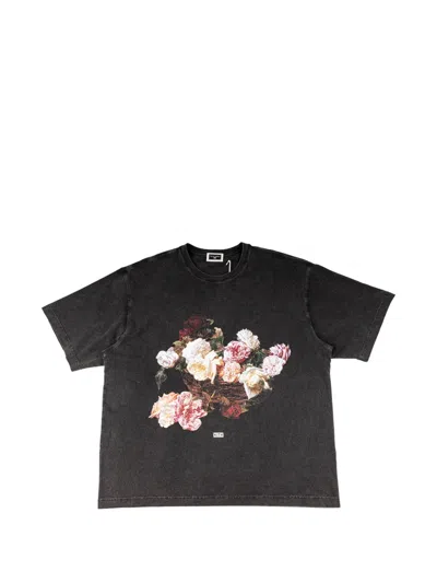 Kith Floral-print Alex T-shirt In Black