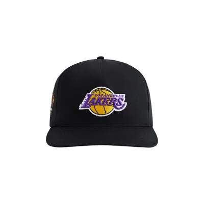 Pre-owned Kith For 47 Los Angeles Lakers Hitch Snapback 'black'