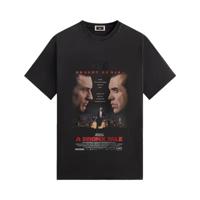 Pre-owned Kith For A Bronx Tale American Poster Vintage Tee 'black'
