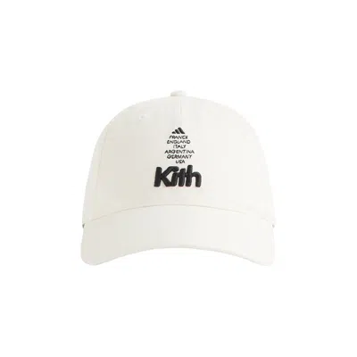 Pre-owned Kith For Adidas Football Cap  'chalk White' | Men's Size Onesize