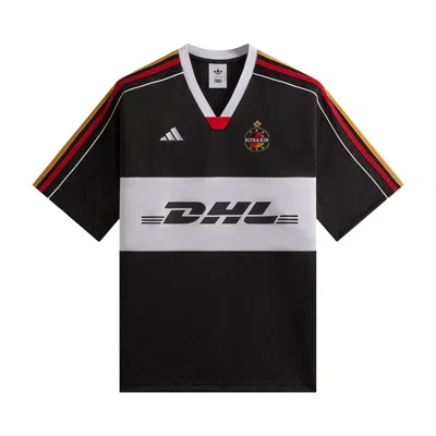 Pre-owned Kith For Adidas Football Dhl Express Jersey  'black' | Men's Size L