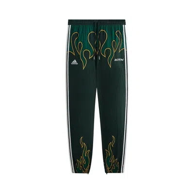 Pre-owned Kith For Adidas Football Flame Pant 'stadium' | Green | Men's Size L