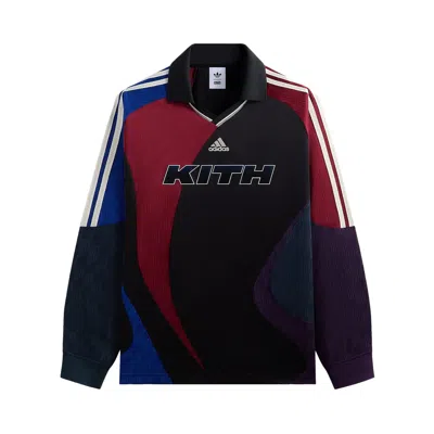 Pre-owned Kith For Adidas Football Long Sleeve Soccer Jersey 'multicolor' | Multi-color | Men's Size M