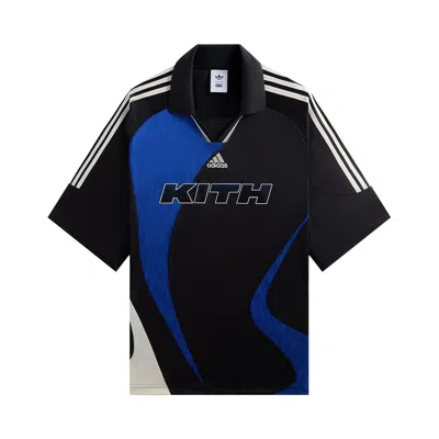 Pre-owned Kith For Adidas Football Soccer Jersey 'black' | Men's Size M