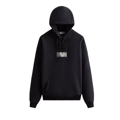 Pre-owned Kith For Advisory Board Crystals Hologram Classic Logo Hoodie 'black'