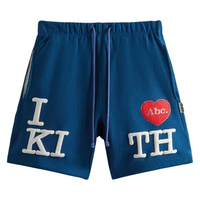 Pre-owned Kith For Advisory Board Crystals I Love  Short 'navy' | Blue | Men's Size M