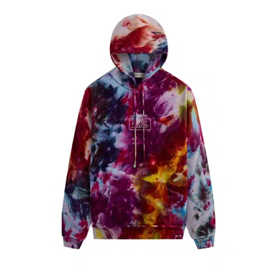Pre-owned Kith For Advisory Board Crystals Tie Dye Hoodie 'purple/gold' | Multi-color | Men's Size S