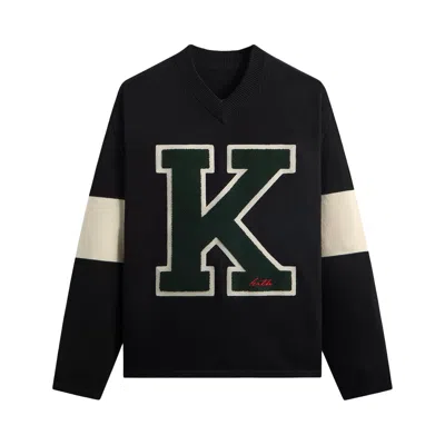 Pre-owned Kith For Avirex Beau Knit K Jersey 'black' | Men's Size M