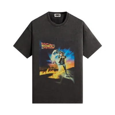 Pre-owned Kith For Back To The Future Chrome Title Vintage Tee 'black' | Men's Size S