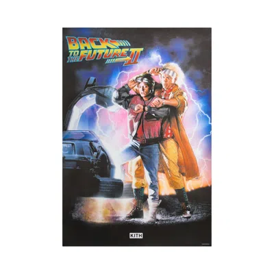 Pre-owned Kith For Back To The Future Ii Movie Poster 'multicolor' | Multi-color | Men's Size Onesize
