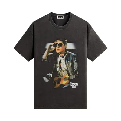 Pre-owned Kith For Back To The Future Marty Shades Vintage Tee 'black' | Men's Size M