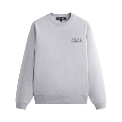 Pre-owned Kith For Bergdorf Goodman Nelson Crewneck 'light Heather Grey'