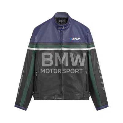 Pre-owned Kith For Bmw Braun Moto Jacket 'black' | Men's Size L