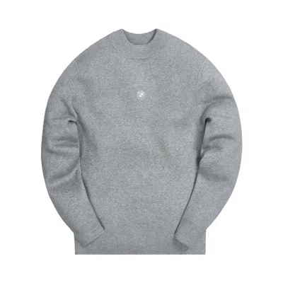 Pre-owned Kith For Bmw Knit Mockneck 'heather Grey' | Men's Size L