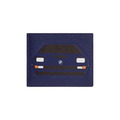 Pre-owned Kith For Bmw M1 Cardholder 'techno Violet' | Blue | Men's Size Onesize