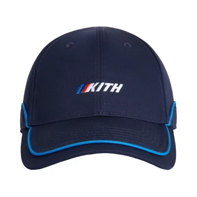 Pre-owned Kith For Bmw M1 Racer Brushed Twill Classic Cap 'nocturnal' | Black | Men's Size M