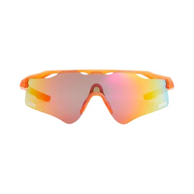 Pre-owned Kith For Bmw Motor Racer Sunglasses 'sunglow' | Orange | Men's Size Onesize