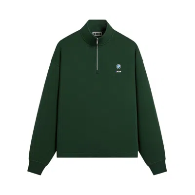 Pre-owned Kith For Bmw Nelson Quarter Zip 'vitality' | Green | Men's Size Xl