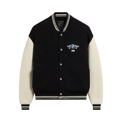 Pre-owned Kith For Bmw Porter Knit Varsity Jacket 'black' | Men's Size L