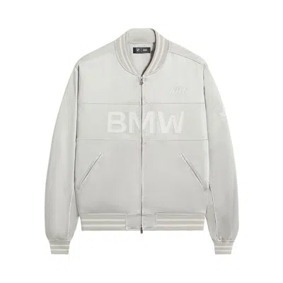 Pre-owned Kith For Bmw Souvenir Moto Jacket 'concrete' | Grey | Men's Size Xl