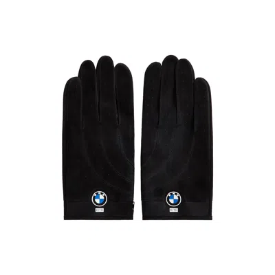 Pre-owned Kith For Bmw Suede Driving Gloves 'black' | Men's Size L/xl