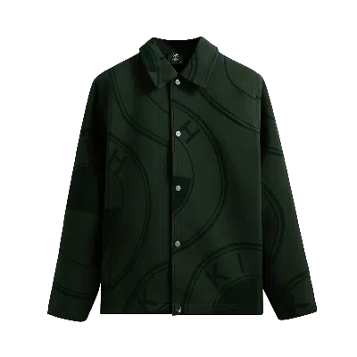 Pre-owned Kith For Bmw Tapestry Coaches Jacket 'vitality' In Green