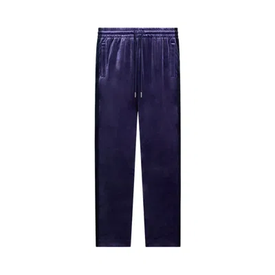 Pre-owned Kith For Bmw Velvet Damon Track Pant 'techno Violet' | Blue | Men's Size S