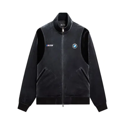 Pre-owned Kith For Bmw Velvet Rui Track Jacket 'react' | Black | Men's Size Xs