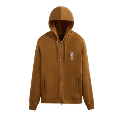 Pre-owned Kith For Bmw Williams V Zip Up Hoodie 'desert' | Brown | Men's Size S
