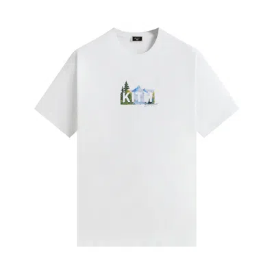 Pre-owned Kith For Bob Ross Mountain Classic Logo Tee 'white' | Men's Size S