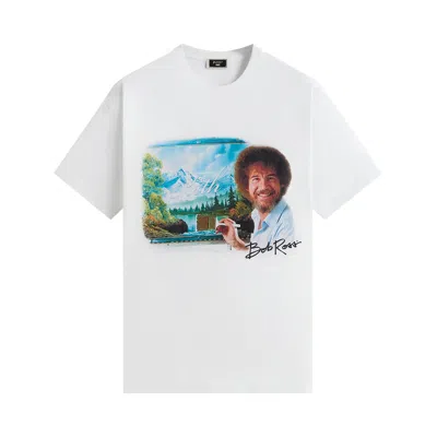 Pre-owned Kith For Bob Ross Portrait Tee 'white' | Men's Size Xs