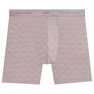 Pre-owned Kith For Calvin Klein Classic Boxer Brief 'cinder' | Copper | Men's Size S In Brown