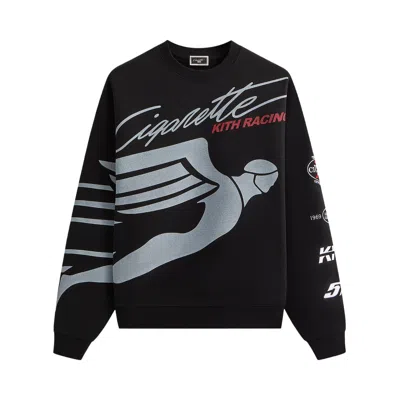 Pre-owned Kith For Cigarette Racing 515 Nelson Crewneck 'black' | Men's Size Xxl