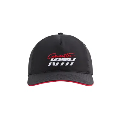 Pre-owned Kith For Cigarette Wrinkle Nylon Bay Speed Low Pinch Crown Snapback 'black' | Men's Size Onesize