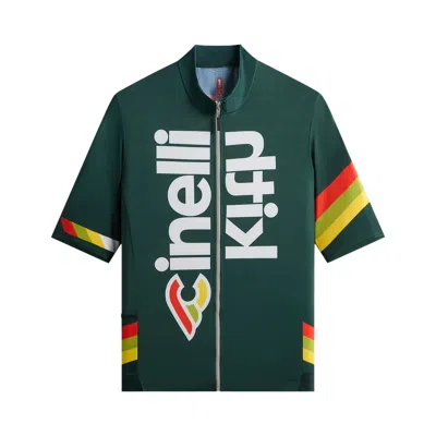Pre-owned Kith For Cinelli Jersey 'stadium' | Green | Men's Size S