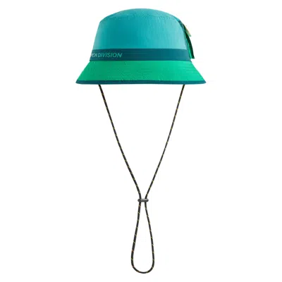 Pre-owned Kith For Columbia Bagwell Nylon Utility Bucket Hat 'ferment' | Green | Men's Size Onesize