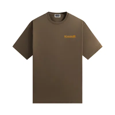 Pre-owned Kith For Columbia Boot Print Vintage Tee 'marl' | Brown | Men's Size Xxl