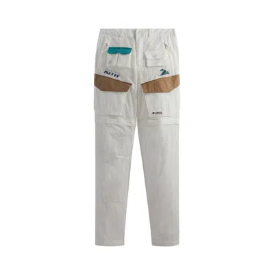 Pre-owned Kith For Columbia Chuting Pant Ii 'sea Salt' | Cream | Men's Size 32 In White