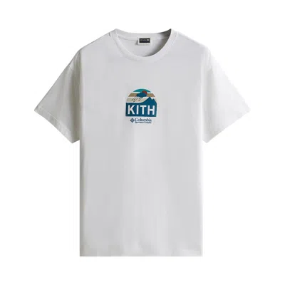 Pre-owned Kith For Columbia Eea Rain Tee 'white'