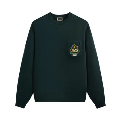 Pre-owned Kith For Columbia Garden Of Life Nelson Crewneck 'stadium' | Green | Men's Size L
