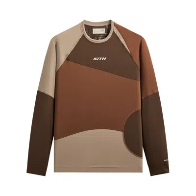 Pre-owned Kith For Columbia Infinity Long-sleeve Baselayer 'legacy/dremel/umber' | Brown | Men's Size L
