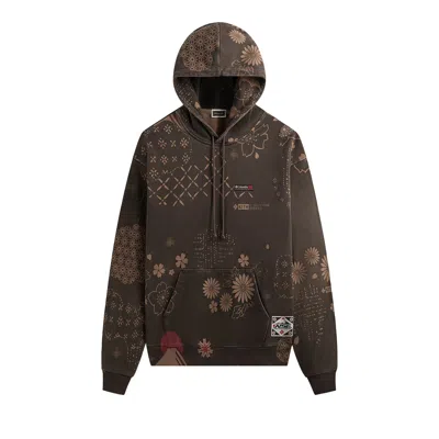 Pre-owned Kith For Columbia Landscape Vintage Nelson Hoodie 'kindling' | Brown | Men's Size M