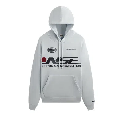 Pre-owned Kith For Columbia Nse Vintage Nelson Hoodie 'light Indigo' | Blue | Men's Size Xxl