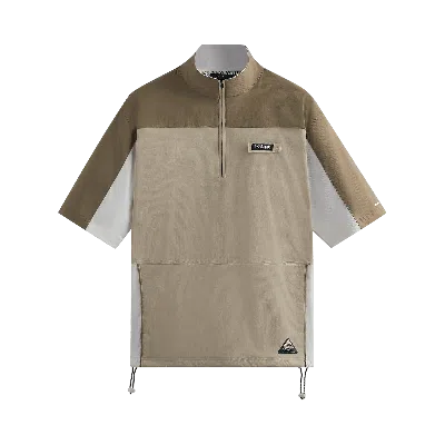 Pre-owned Kith For Columbia Pfg Links Windshirt 'fossil' In Brown