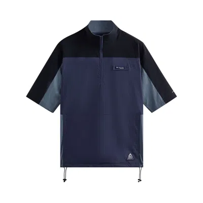 Pre-owned Kith For Columbia Pfg Links Windshirt 'nocturnal' | Blue | Men's Size L