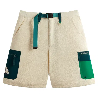 Pre-owned Kith For Columbia Sherpa Short 'bamboo Forest' | Multi-color | Men's Size L