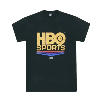 Pre-owned Kith For Hbo Sports Vintage Tee 'black'
